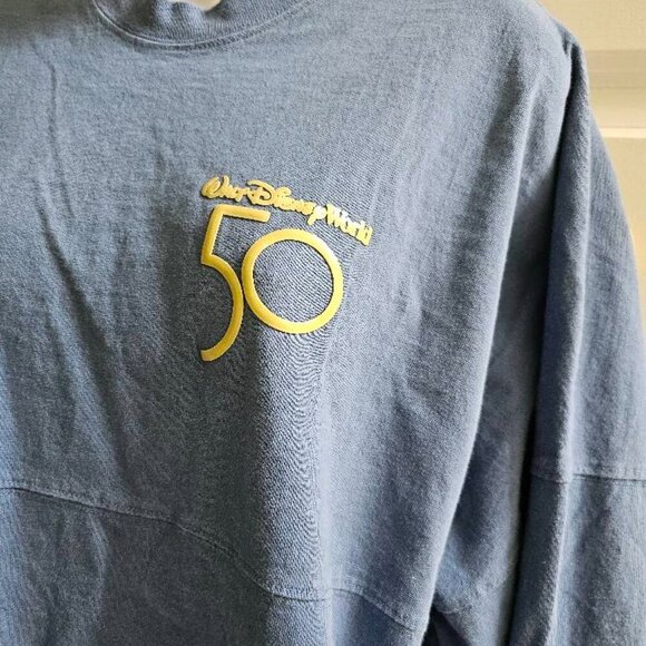 Walt Disney World 50th Anniversary EARidescent Shimmer Spirit Jersey Size Large - Picture 10 of 11